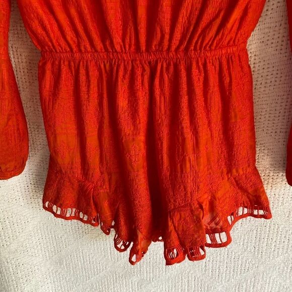 The Jetset Diaries Sundown Embroidered ‎ Romper nwt - Picture 5 of 8